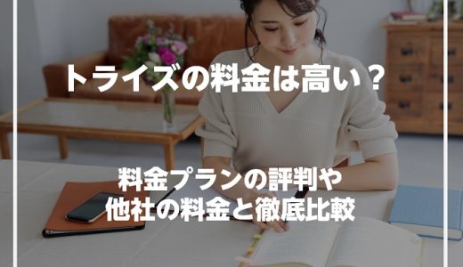 トライズの料金は高い？料金プランの評判や他社の料金と徹底比較