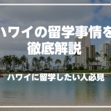 ハワイで英語を学びたい人必見！ハワイの留学事情を徹底解説