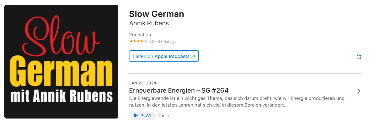 Slow German